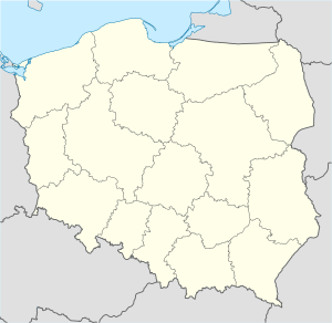 Map of Poland with markings for the individual supporters