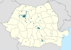 Map of Zona Metropolitană Cluj with markings for the individual supporters
