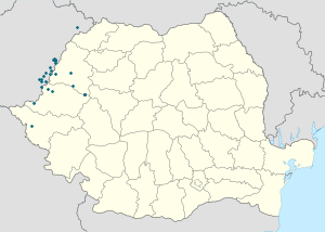 Map of Avram Iancu with markings for the individual supporters
