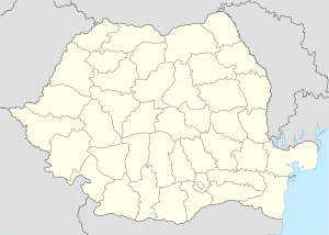 Mappa di Romania con ogni sostenitore 