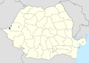 Map of Arad County with markings for the individual supporters