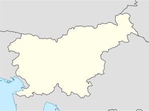 Zemljevid Slovenija z oznakami za posamezne podpornike