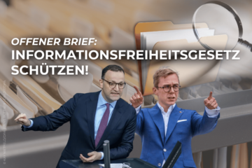Bild zum Blog-Post 110 Organisationen fordern: Hände weg vom IFG! #Informationsfreiheit retten